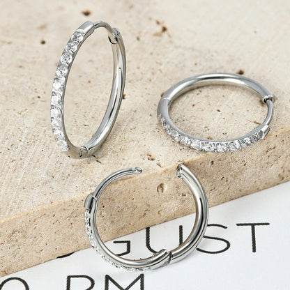 Timeless Polished Perfection Hoop Earrings