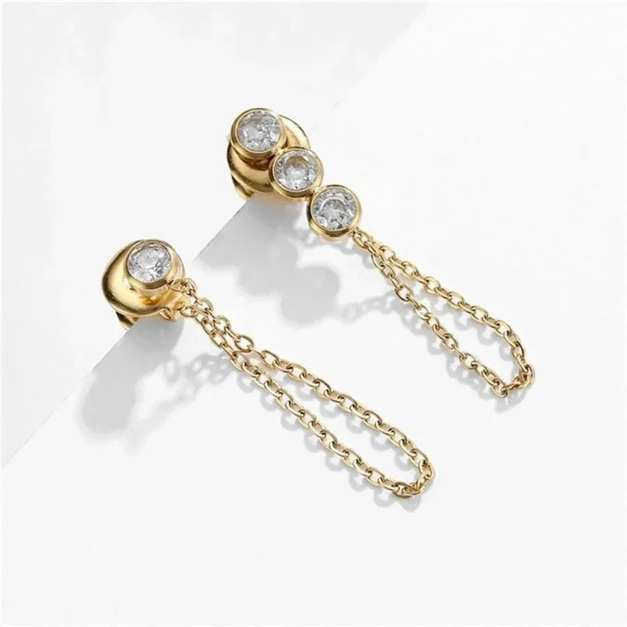 Chic Chain Dainty Earrings - Diatoms