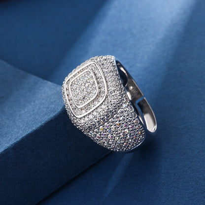 White Gold Men's Ring