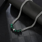 Diatoms Hip-Hop Beaded Solid Color Unisex Necklace - Diatoms