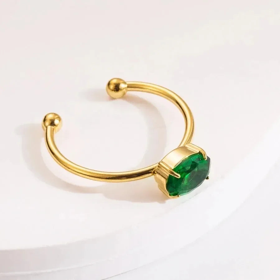Multi Color Oval Rings - Diatoms