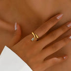 Luxy Serpent Adjustable Ring - Diatoms