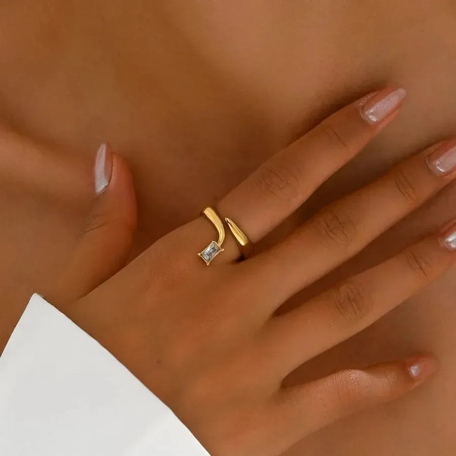 Luxy Serpent Adjustable Ring - Diatoms