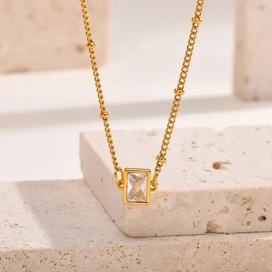 Luxy Emerald Necklace - Diatoms