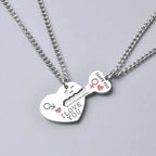 Diatoms Valentine Heart Shape Key Pendant - Diatoms