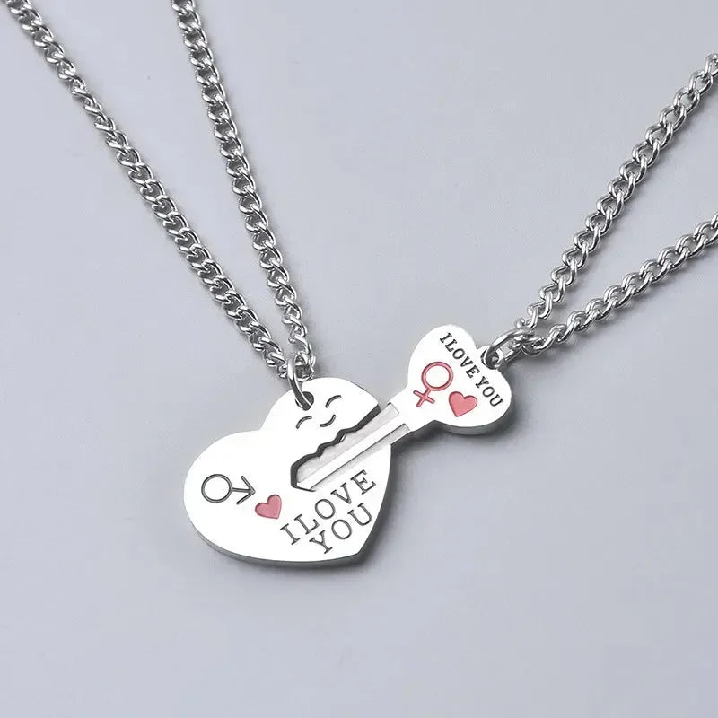 Diatoms Valentine Heart Shape Key Pendant - Diatoms