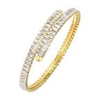 Luxy Stone Studded Hug Bracelet - Diatoms