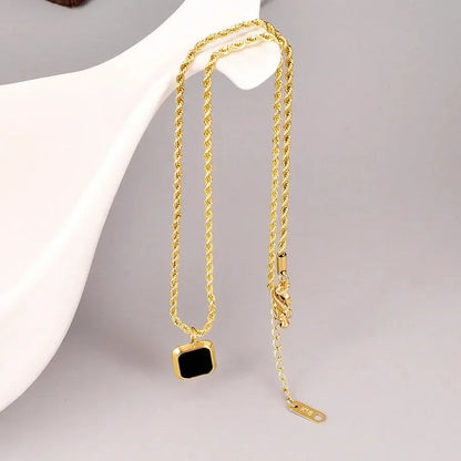 Luxy Black Scintillating Pendant - Diatoms