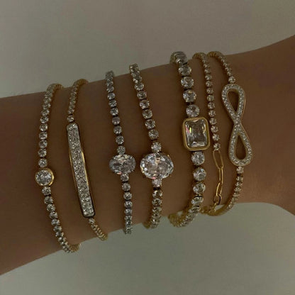 Modern Style Classic Diamond Bracelets