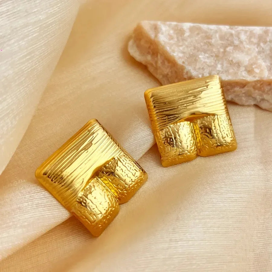 Luxy Quadrilateral Earrings - Diatoms