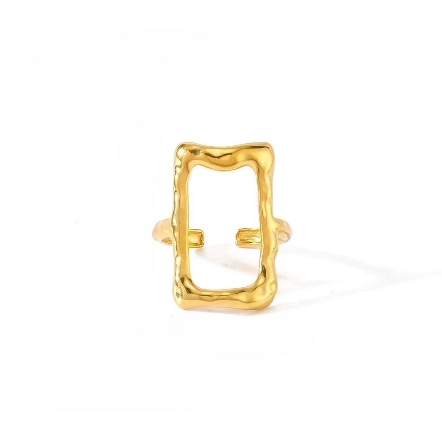 Luxy Rectangle Adjustable ring