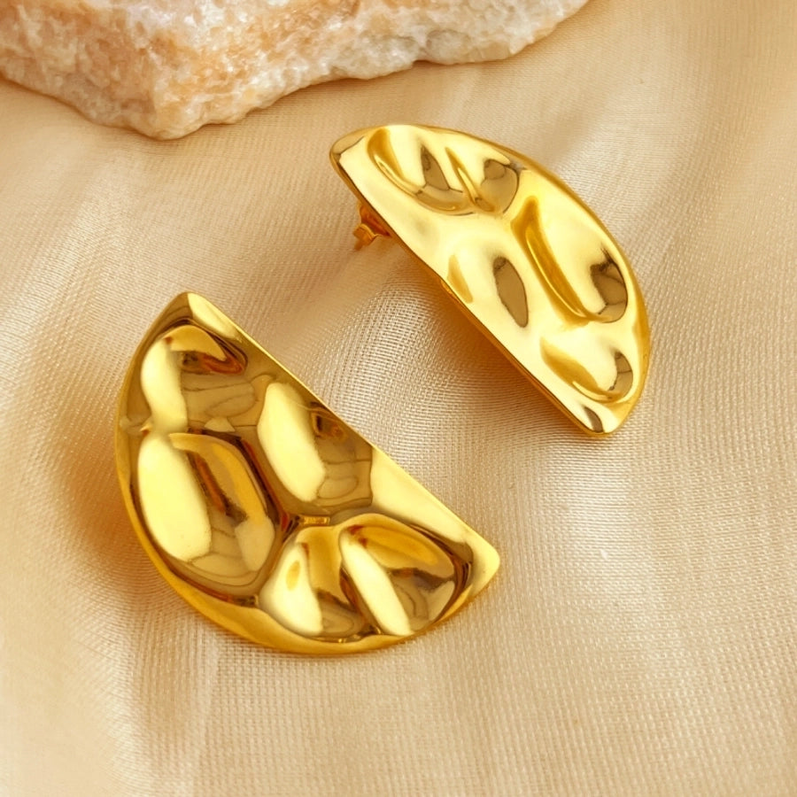 Luxy Hammered Crumpled Earrings