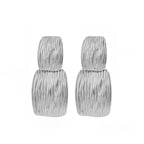 French Style Exclusive Geometric Drop Earrings - Diatoms