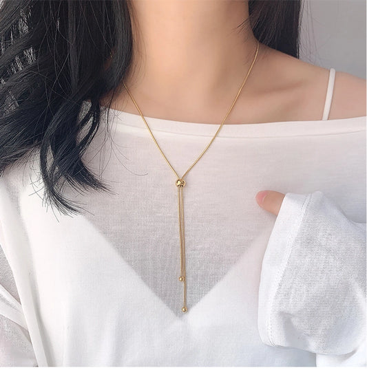 Luxy Long Bow Necklace