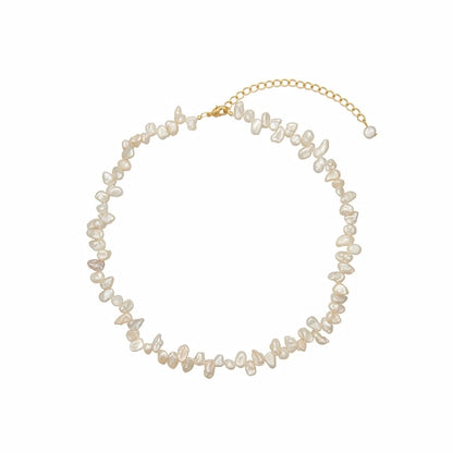 Vacation Round Pearl Beaded Necklace