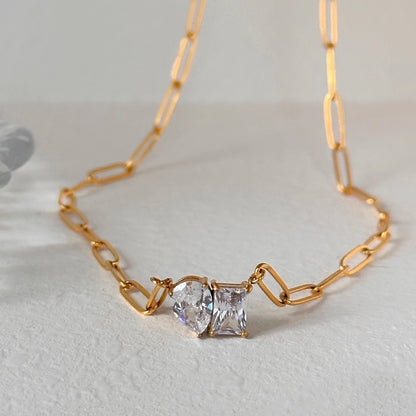 Luxe Diamond Affection Necklace