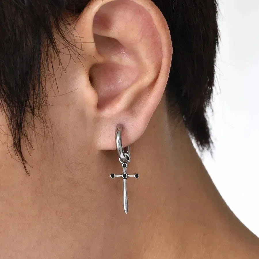 Diatoms Vintage Men Earrings - Diatoms