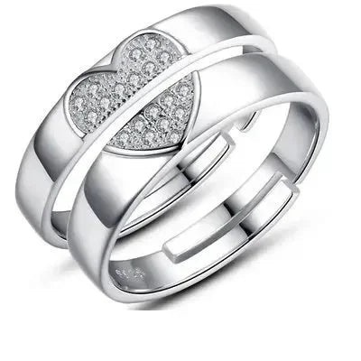 Diatoms Valentine Couple Forever Ring - Diatoms