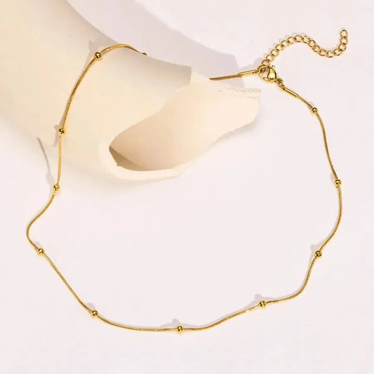 Luxy Ball Chain Necklace - Diatoms