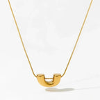 U Shape Necklace - Diatoms