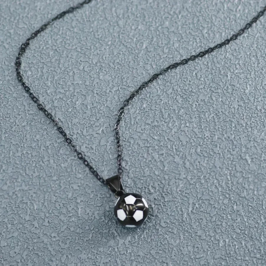 Diatoms Football Lover Pendant Necklace - Diatoms