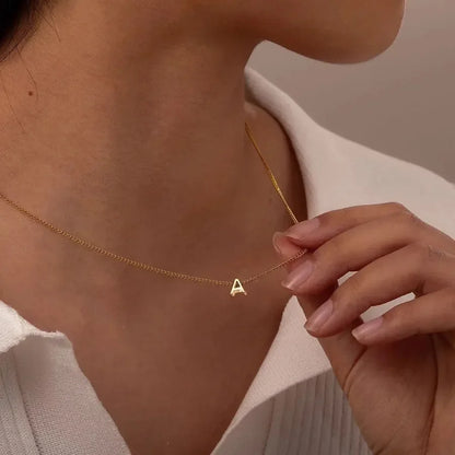 Upper-case Letter Pendant - Diatoms