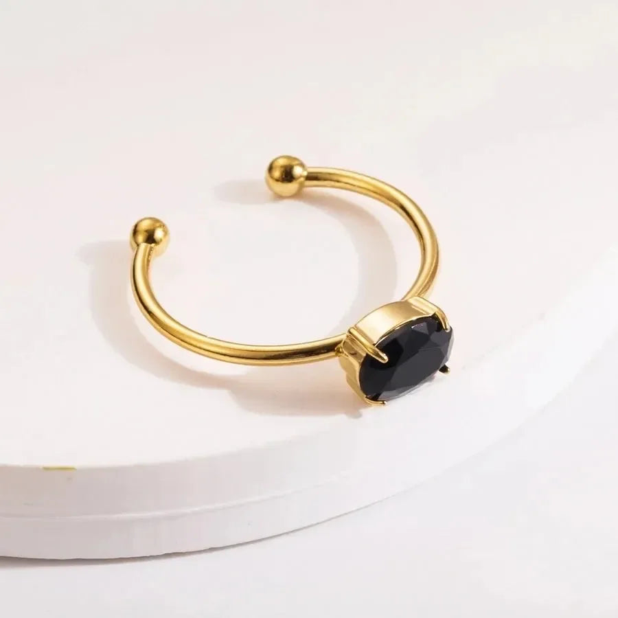Multi Color Oval Rings - Diatoms