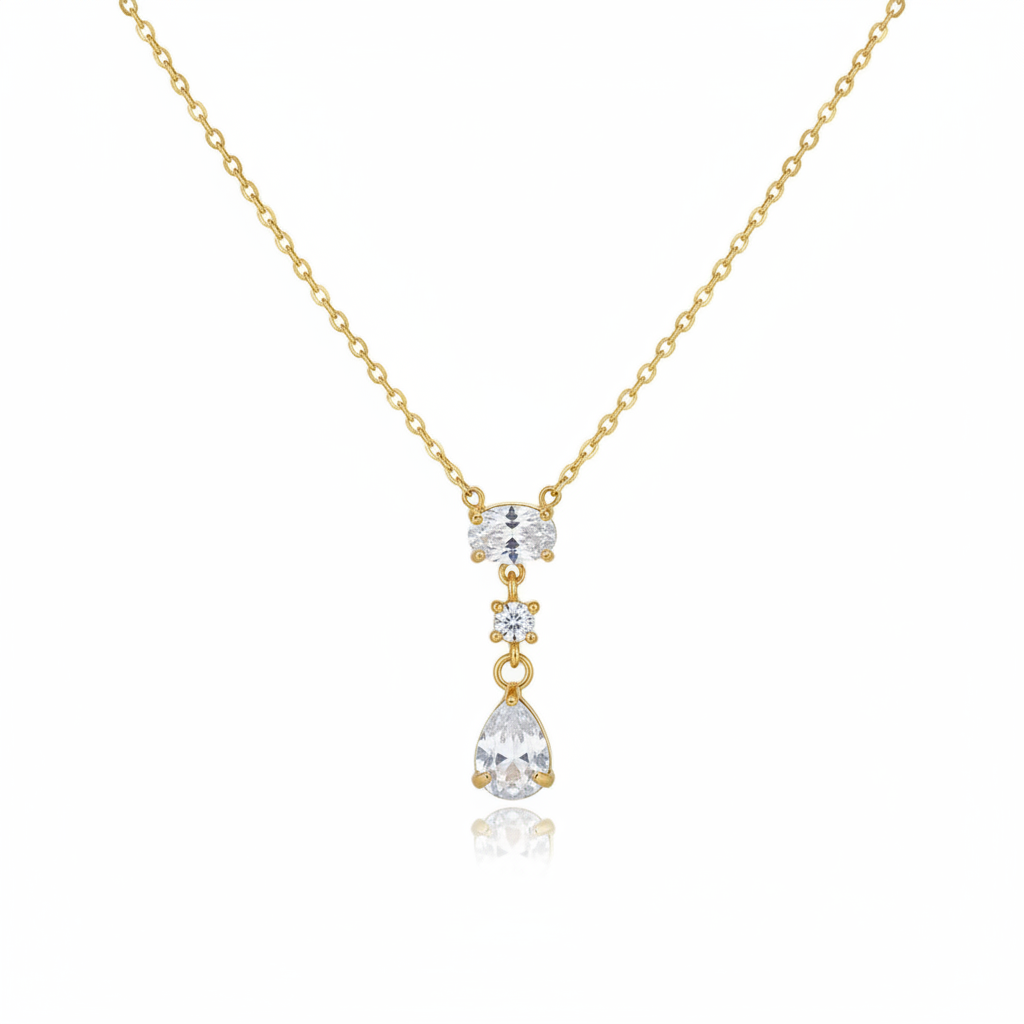 Aurora Thread Diamond Necklace