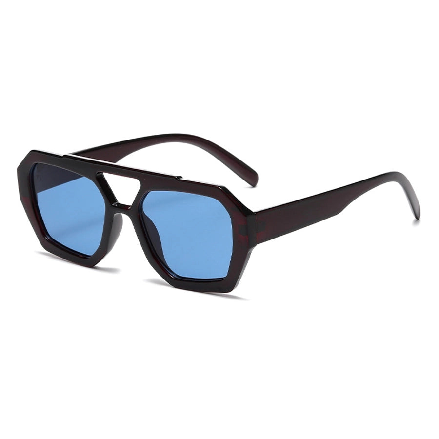 Diatoms Casual Simple Style Solid Color Women's Sunglasses