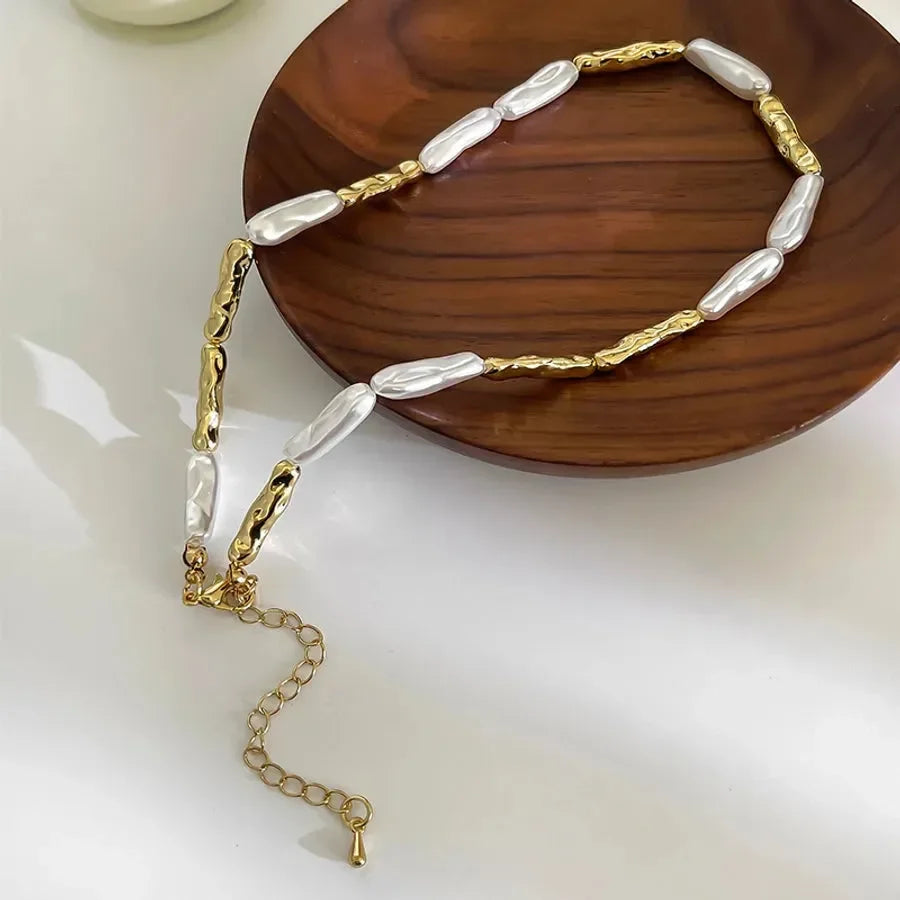 Baroque Pearl Necklace - Diatoms