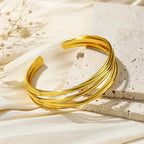 Criss Cross Bangle - Diatoms