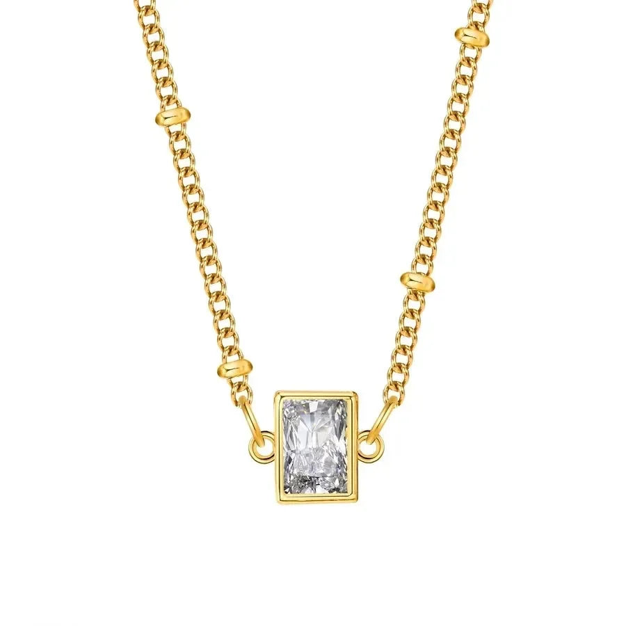 Luxy Emerald Necklace - Diatoms