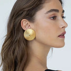 Luxy Disc Ear Studs - Diatoms