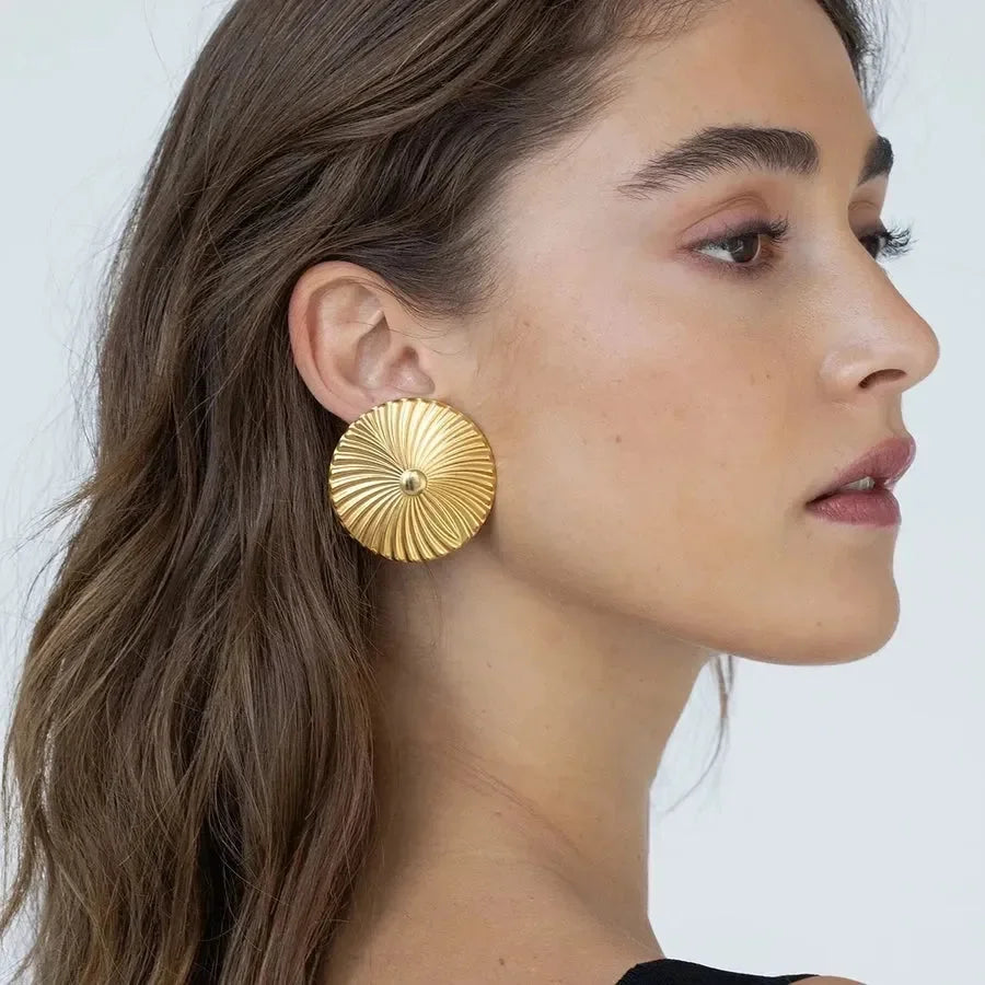 Luxy Disc Ear Studs - Diatoms