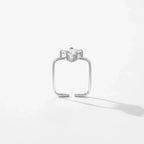 Heart Shape Sterling Silver Luxy Rings - Diatoms