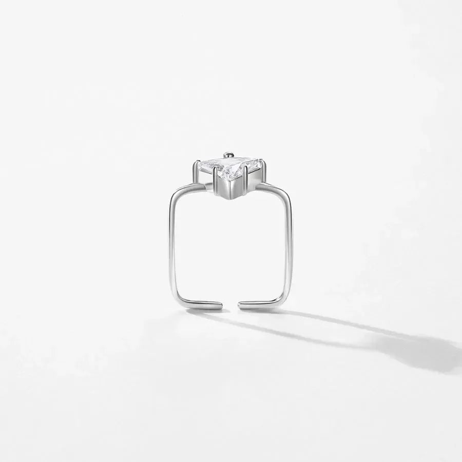 Heart Shape Sterling Silver Luxy Rings - Diatoms