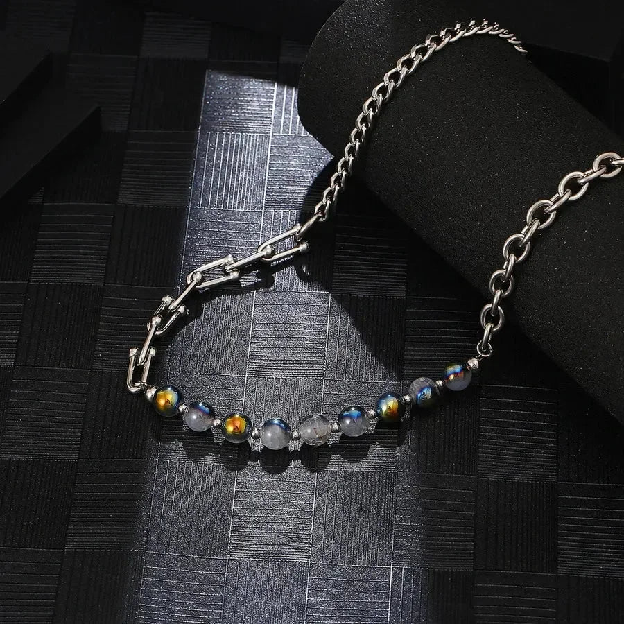 Diatoms Hip-Hop Geometric Unisex Necklace - Diatoms