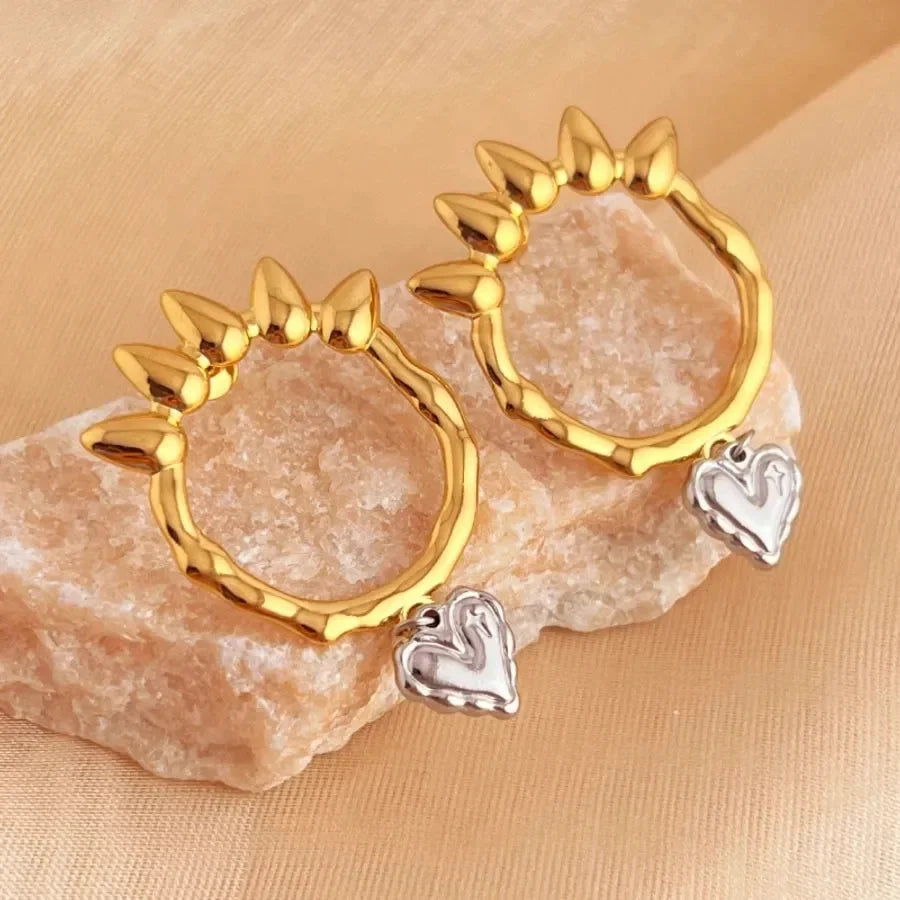 Greek Goddess Drop Earrings - Diatoms