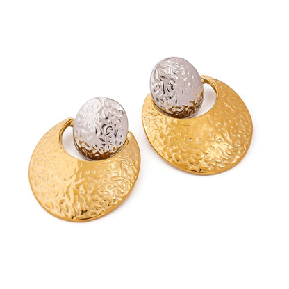 Luxy Round Disc Earring