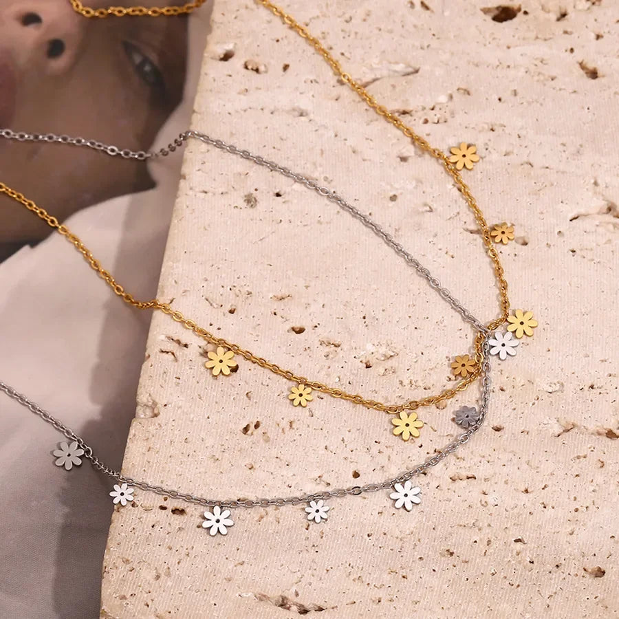Floral Crush Necklace - Diatoms