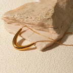 Luxy Curved Necklace - Diatoms