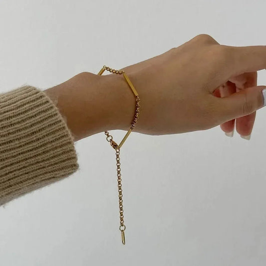 Luxy Rolo Necklace Cum Bracelet - Diatoms