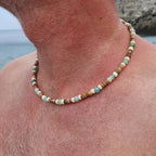 Diatoms Casual Vacation Beaded Handmade Men's Necklace - Diatoms