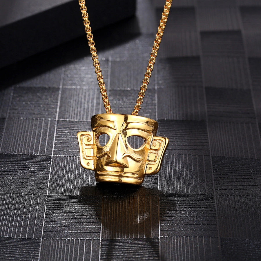 Diatoms Retro Mask Unisex Pendant