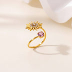 Astral Rose Diamond Ring