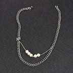 Diatoms Hip-Hop Unisex Layered Necklaces - Diatoms