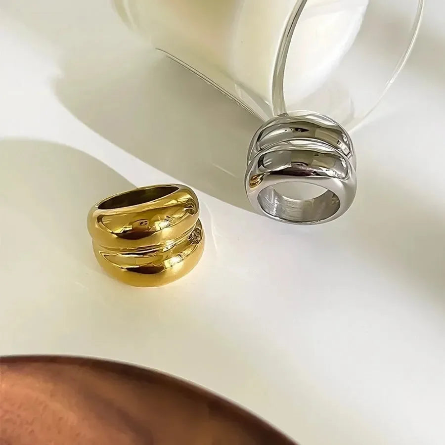 Luxy Double Bold Charming Rings - Diatoms