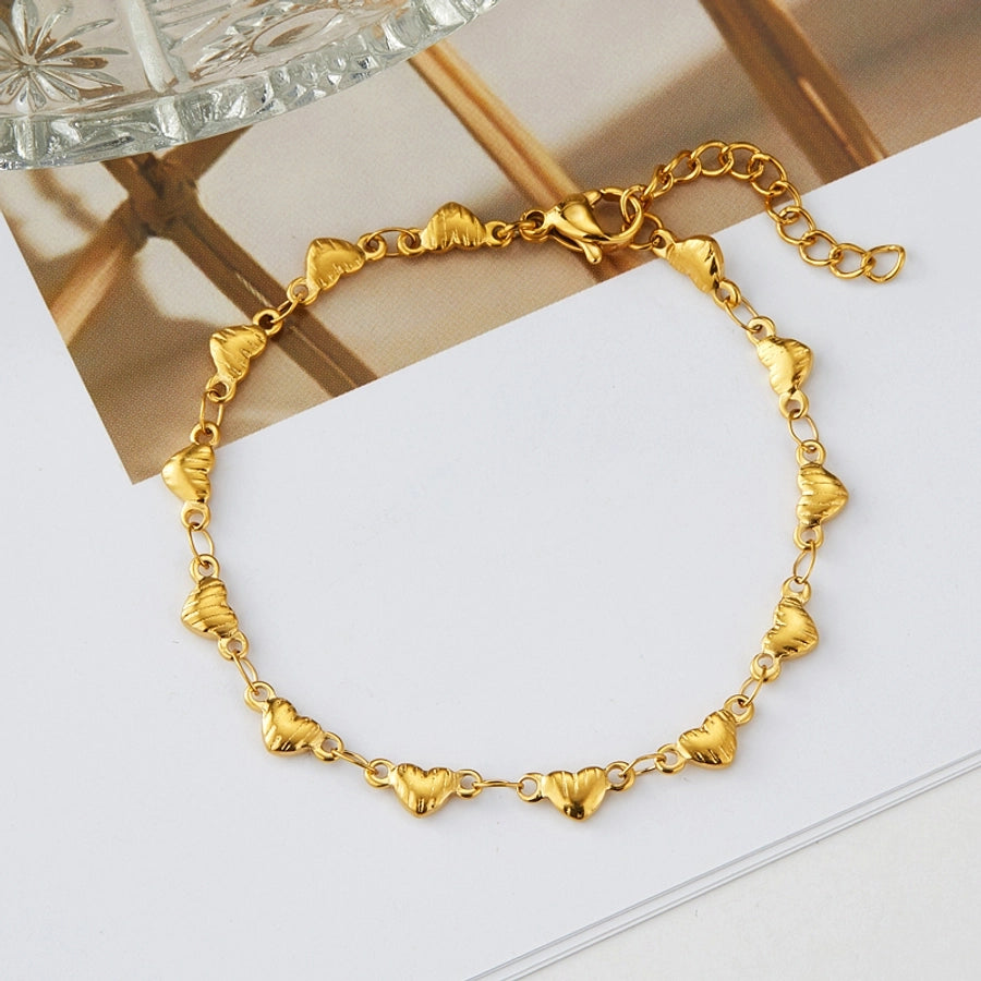 Vintage Style Exclusive Heart Shape Bracelet Necklace