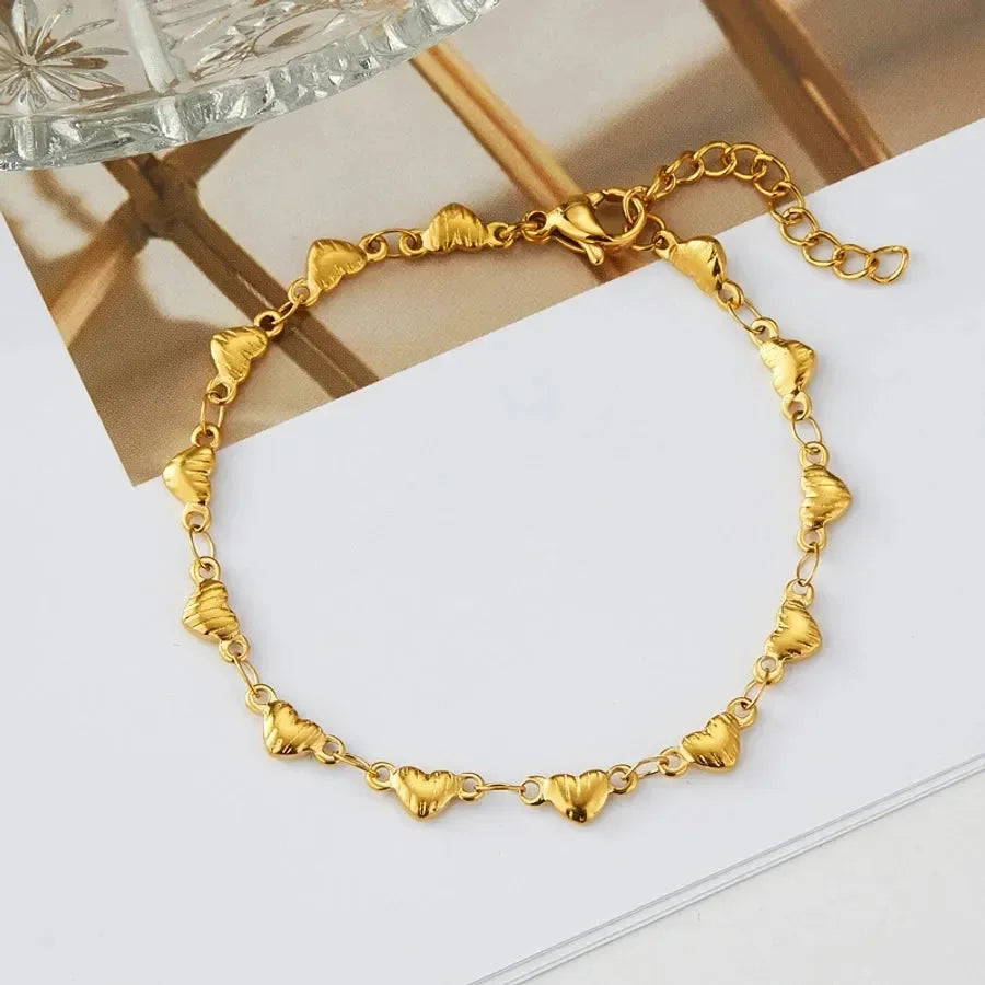 Vintage Style Exclusive Heart Shape Bracelet Necklace - Diatoms