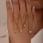 Upper-case Letter Pendant - Diatoms